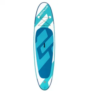 11ft Inflatable Stand Up Paddle Board with Aluminum Paddle-Light Blue