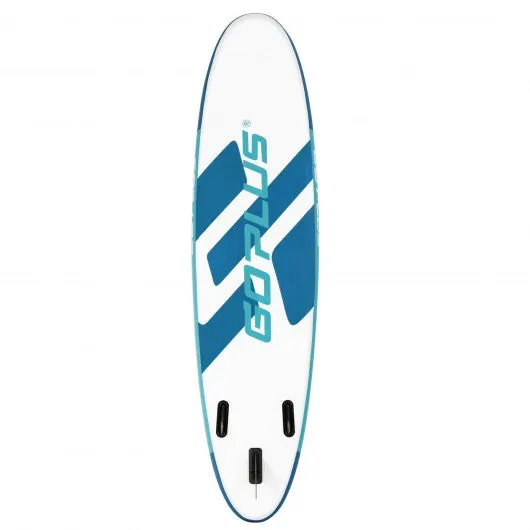 11ft Inflatable Stand Up Paddle Board with Aluminum Paddle-Light Blue