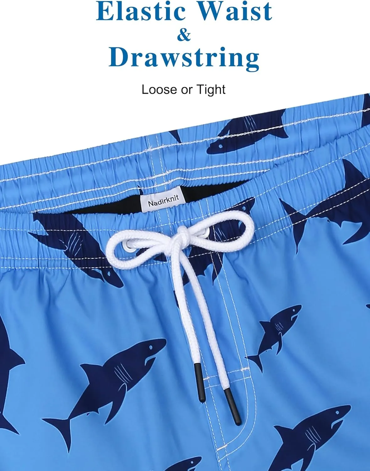 2 in 1 Mens Swim Trunks 7 Inch with Compression Liner Quick Dry Swim Shorts Swim Suits Board Shorts Swimwear