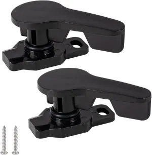 2 Pcs RV Handle Latch for Inspection Hatch Square Hatch Cover Accessories Handle White