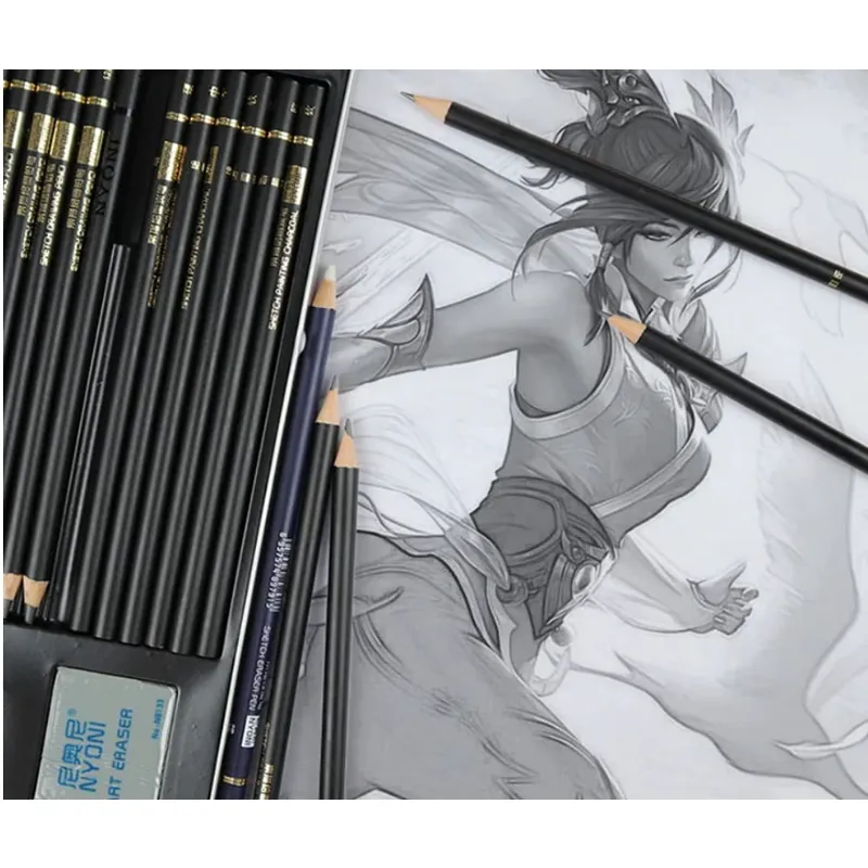 29 Piece Quality Sketch Pencil Set Gc-34