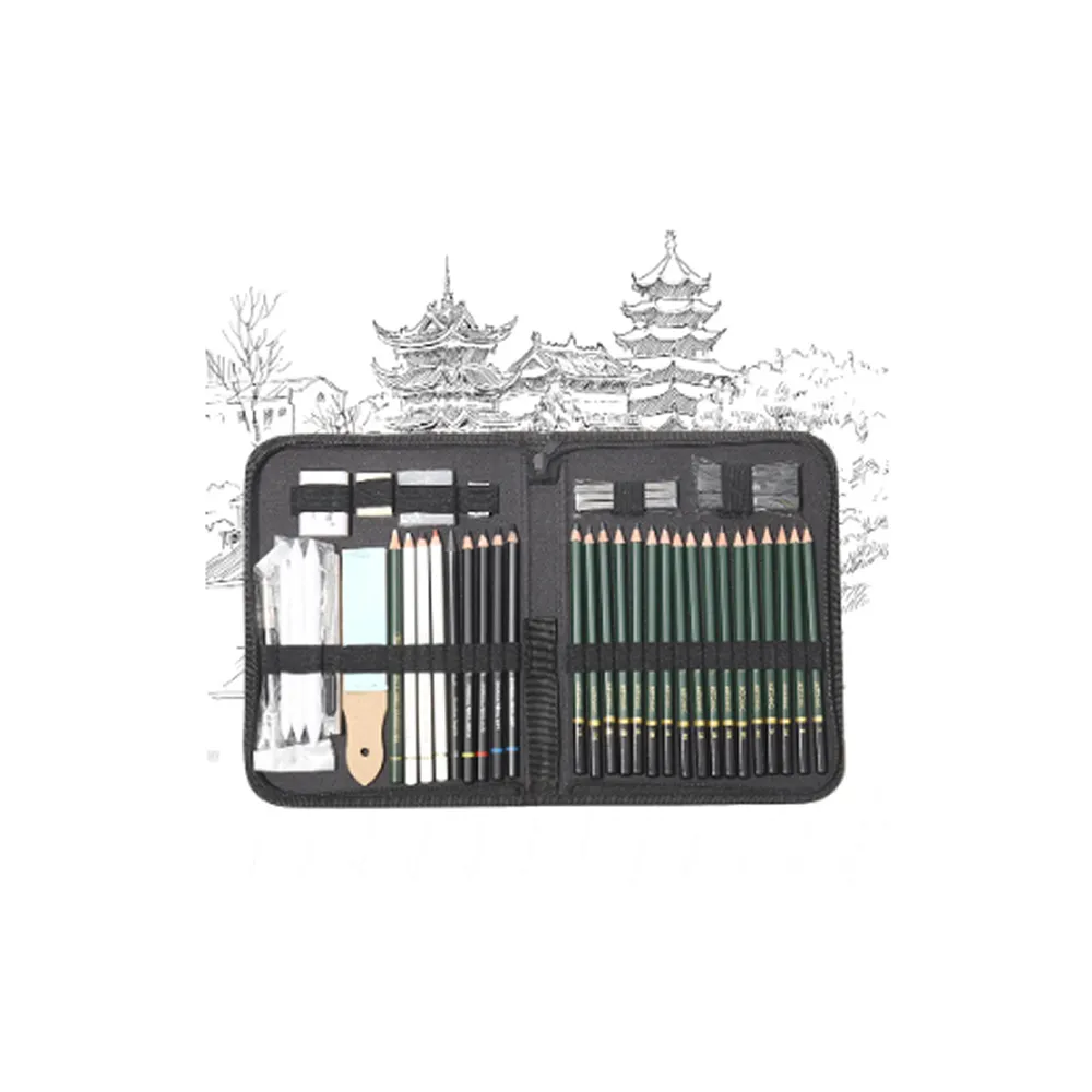 42-Piece Professional Drawing Sketching Pencil Set Gf-40