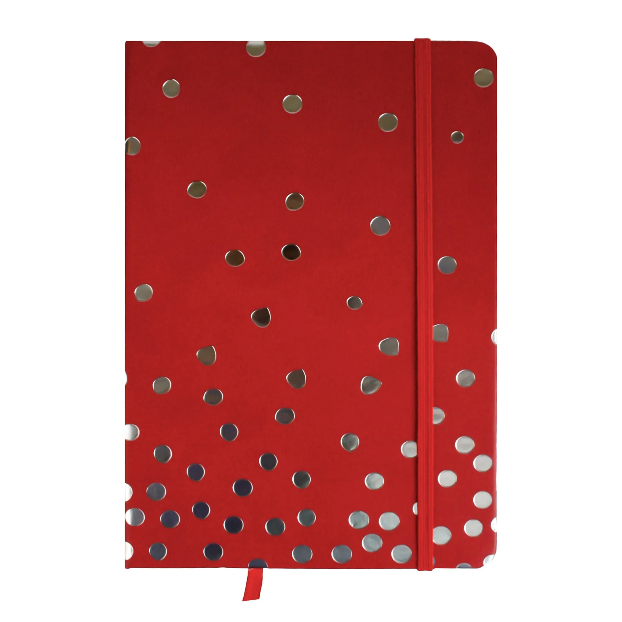 A5 Foil Polka Hardback Notebook (Colours Available)