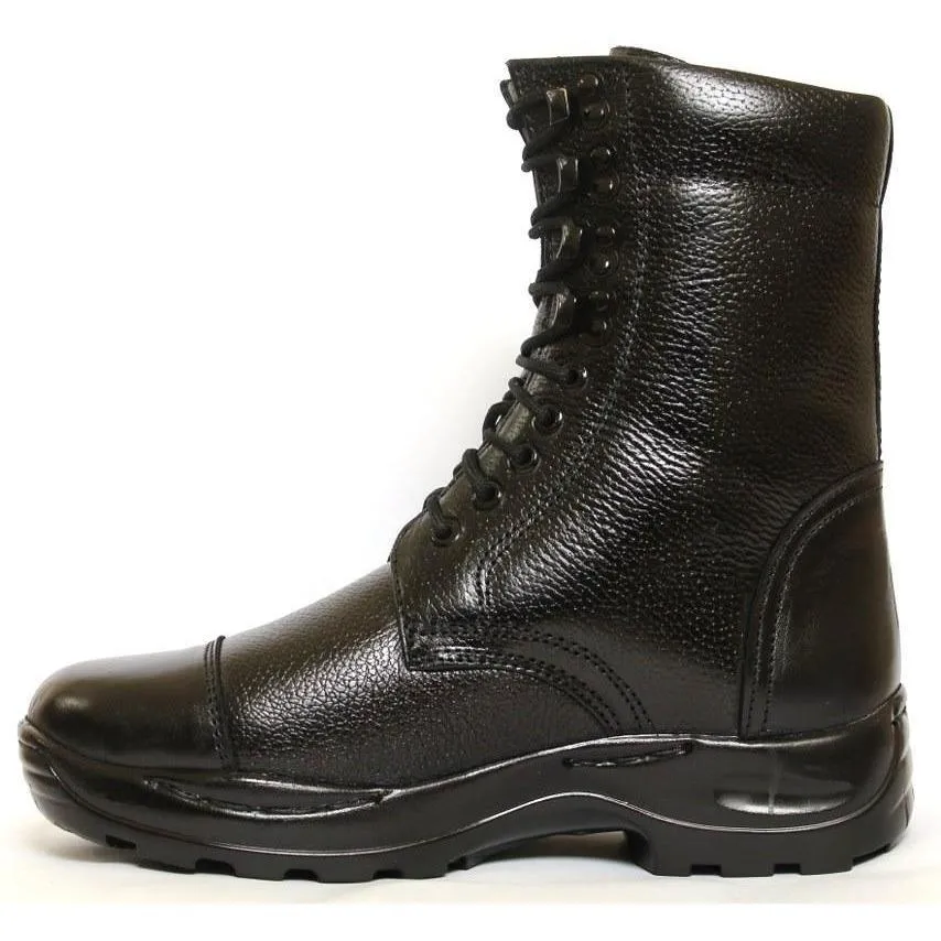 BLACK DMS LEATHER BOOTS