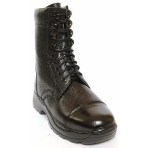BLACK DMS LEATHER BOOTS