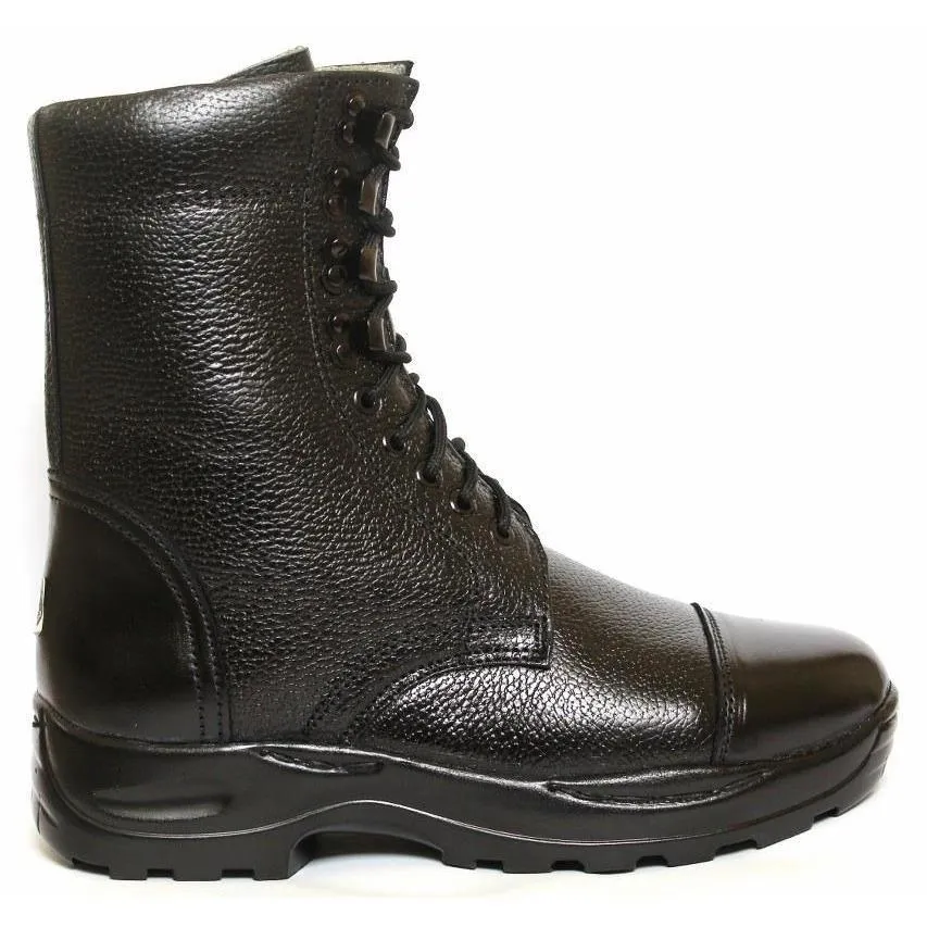 BLACK DMS LEATHER BOOTS