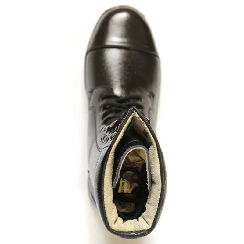 BLACK DMS LEATHER BOOTS