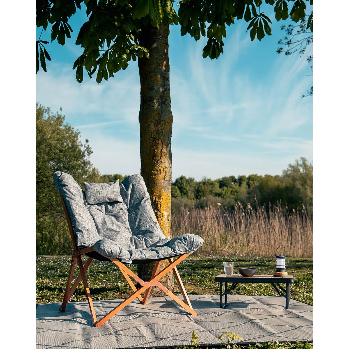 Bo-Camp Urban Collection Relax Chair Bloomsbury Comfort Grey