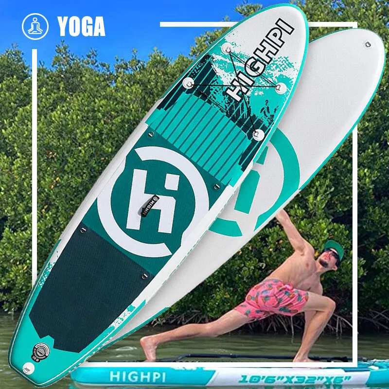 California Breeze 10'6'' Inflatable Stand Up Paddle Board Touring SUP With All Accessories