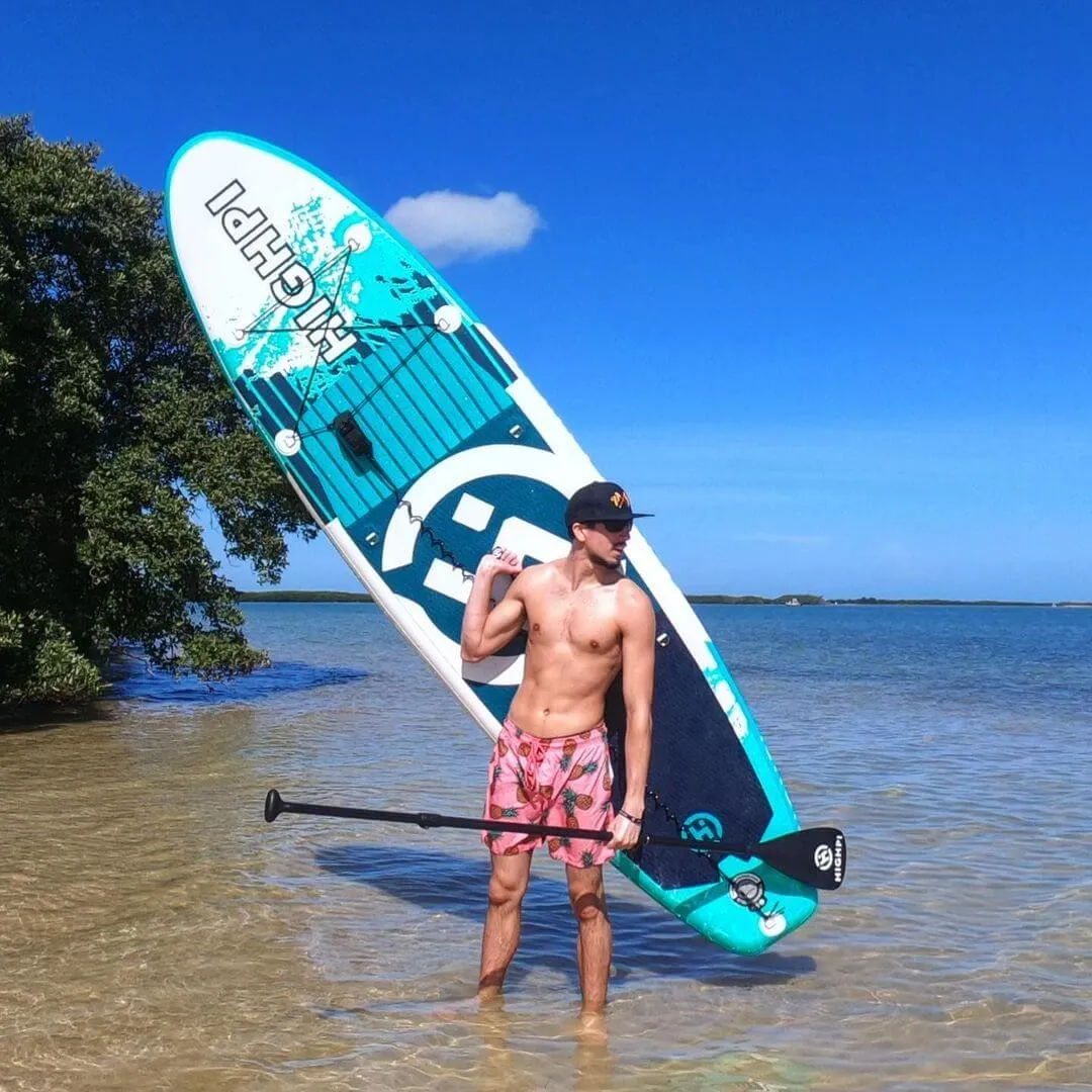 California Breeze 10'6'' Inflatable Stand Up Paddle Board Touring SUP With All Accessories