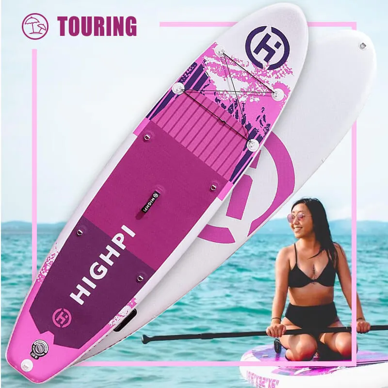 California Breeze 10'6'' Inflatable Stand Up Paddle Board Touring SUP With All Accessories