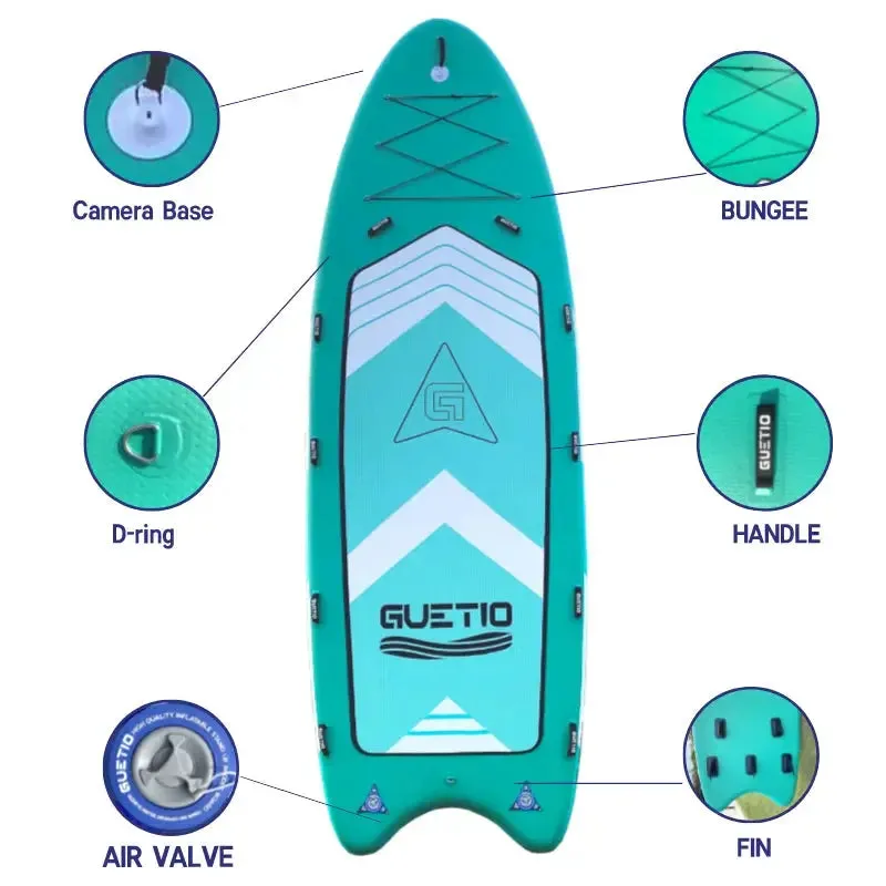 Family SUP Factory Multi Person Mega Drop Stitch Inflatable Stand Up Paddle Board
