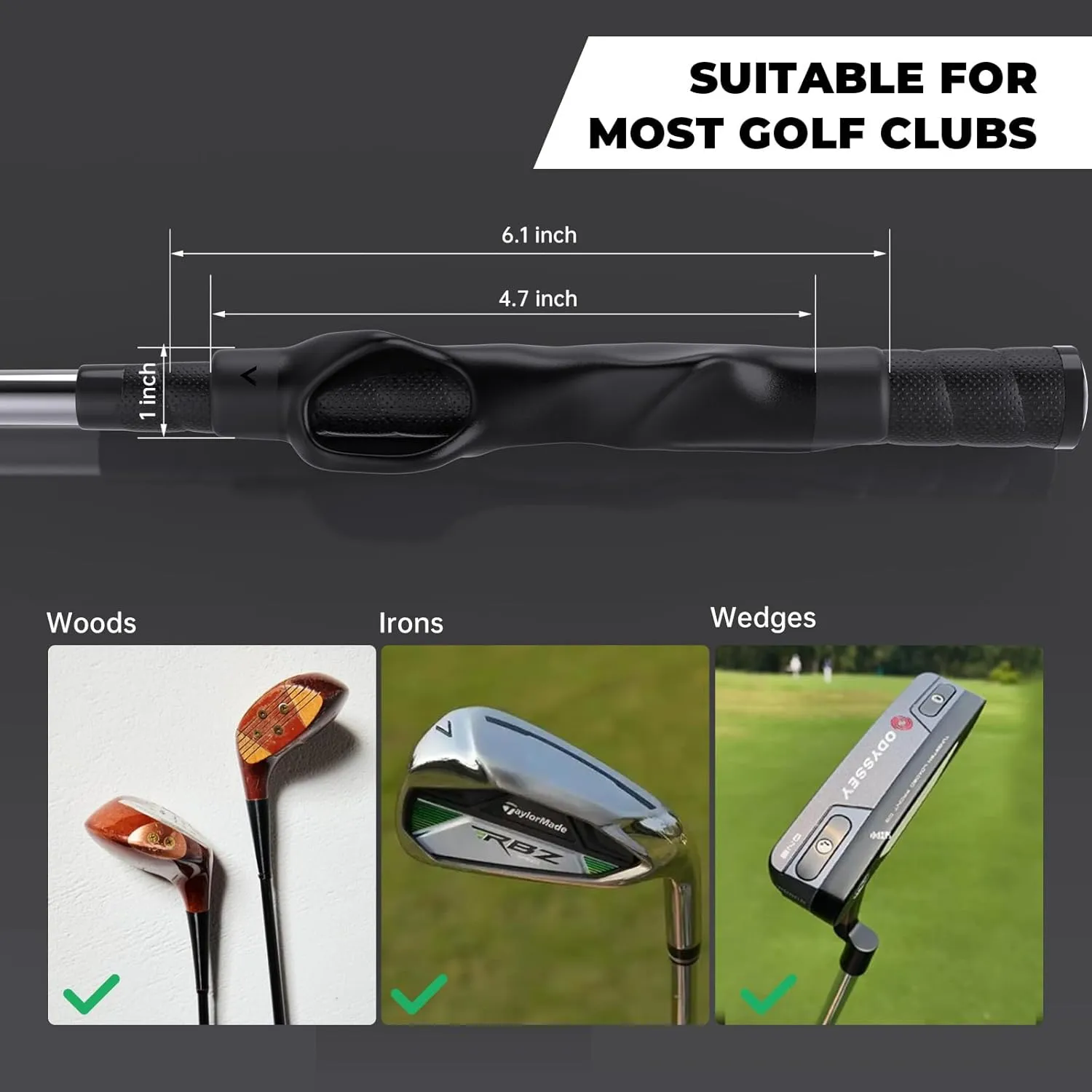Golf Grip Trainer Swing,Right Handed Golf Grip Trainer,Grip Trainer Golf Training Equipment,Golf Training Aid To Help Train Correct Hand Position