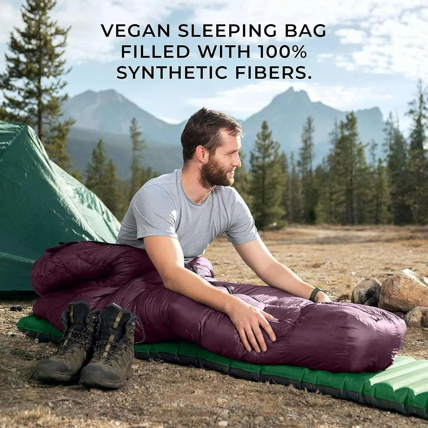 Hyke & Byke Katahdin 0°F Cold Weather Mummy Hiking & Backpacking Sleeping Bag