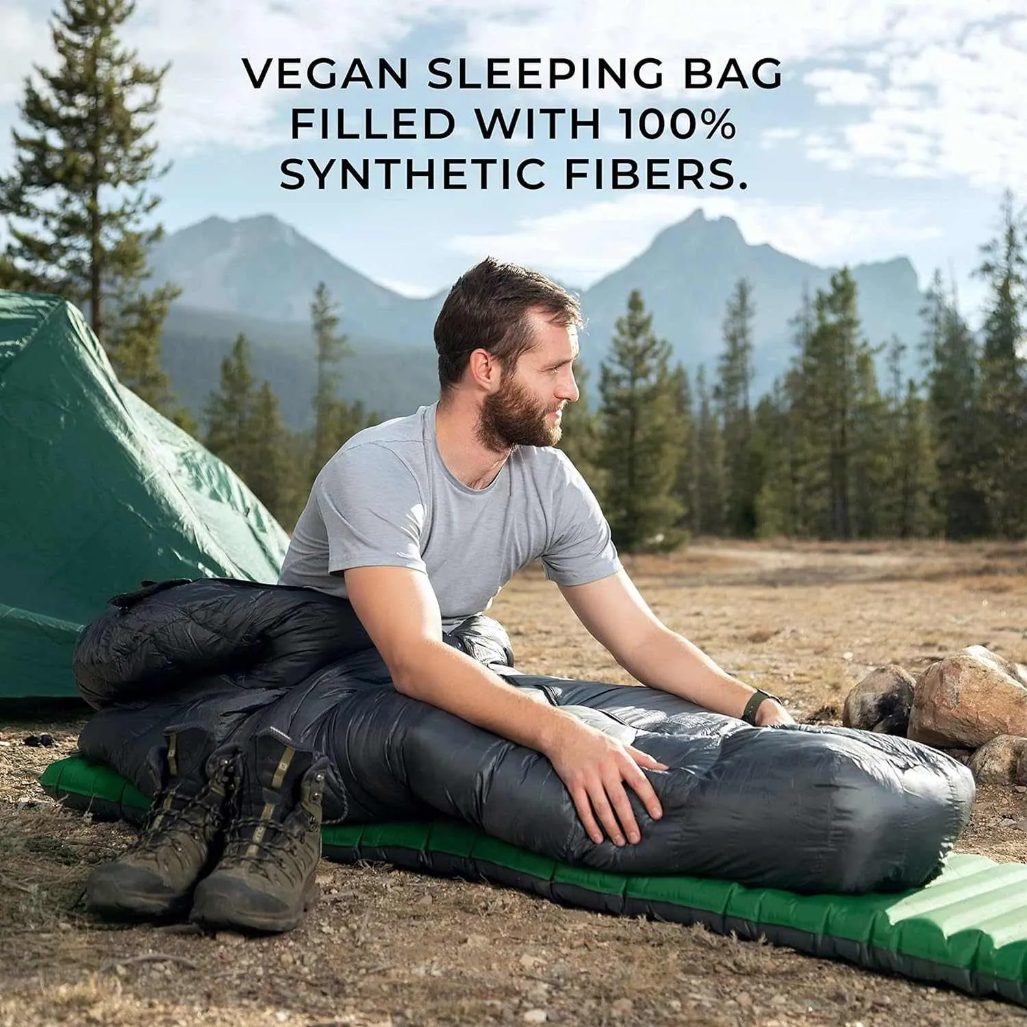Hyke & Byke Katahdin 0°F Cold Weather Mummy Hiking & Backpacking Sleeping Bag