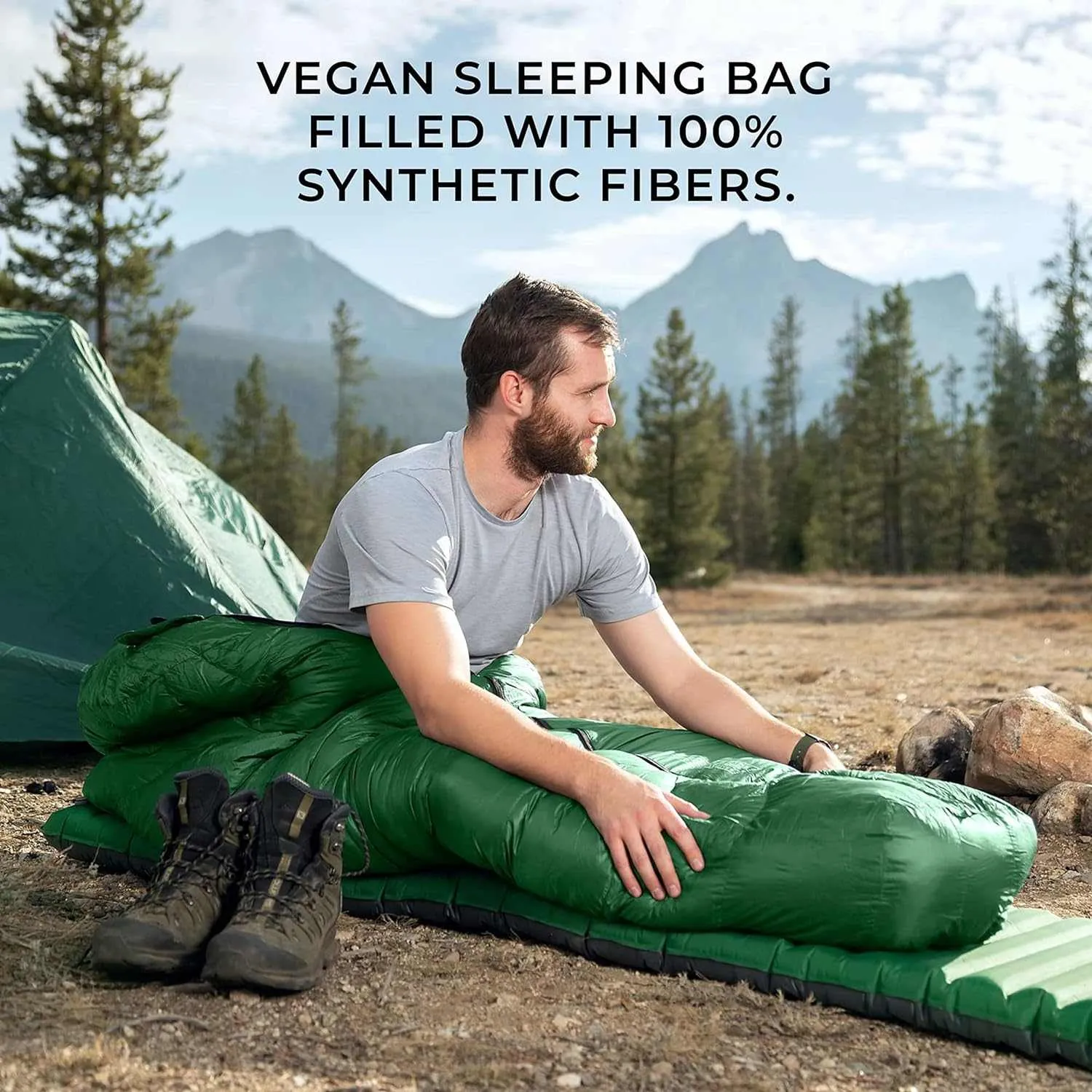 Hyke & Byke Katahdin 0°F Cold Weather Mummy Hiking & Backpacking Sleeping Bag