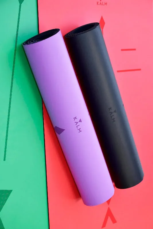 KALM Manifest Yoga Mat Eco-Friendly made with Natural Rubber for Best Grip and Excellent Support. ACT Red.