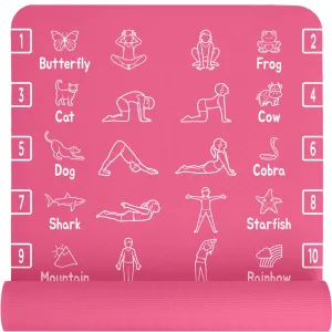 Kids Yoga Mat - Pink