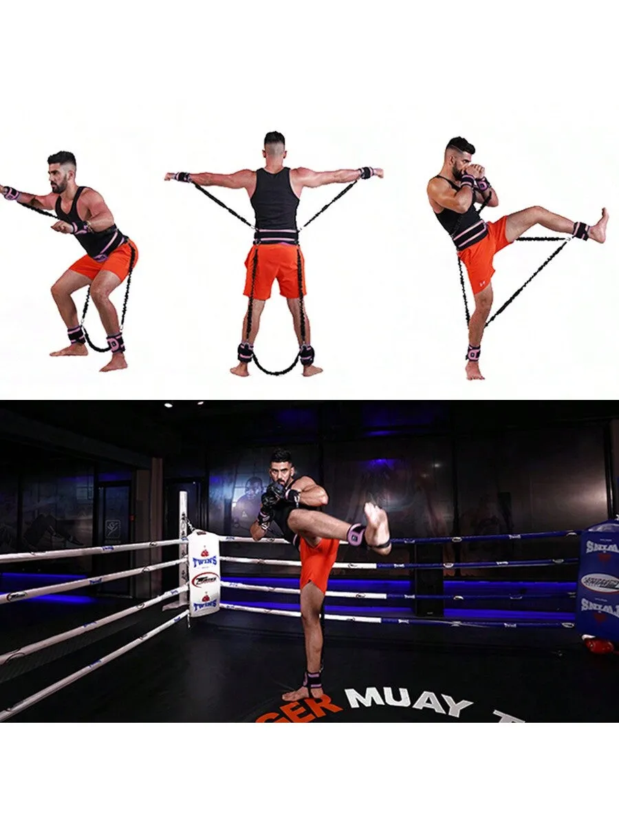 Leg Squat Tensioner Boxing Fighting Training Jumping Tension Rope