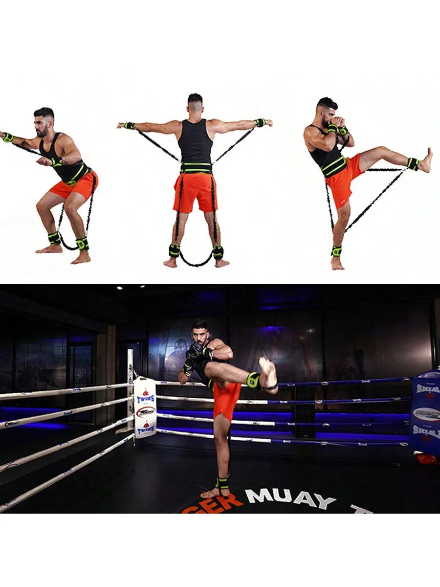 Leg Squat Tensioner Boxing Fighting Training Jumping Tension Rope