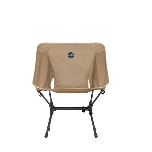Low Back Ultralight Folding Camping Chairs With Storage Pouch - Khaki