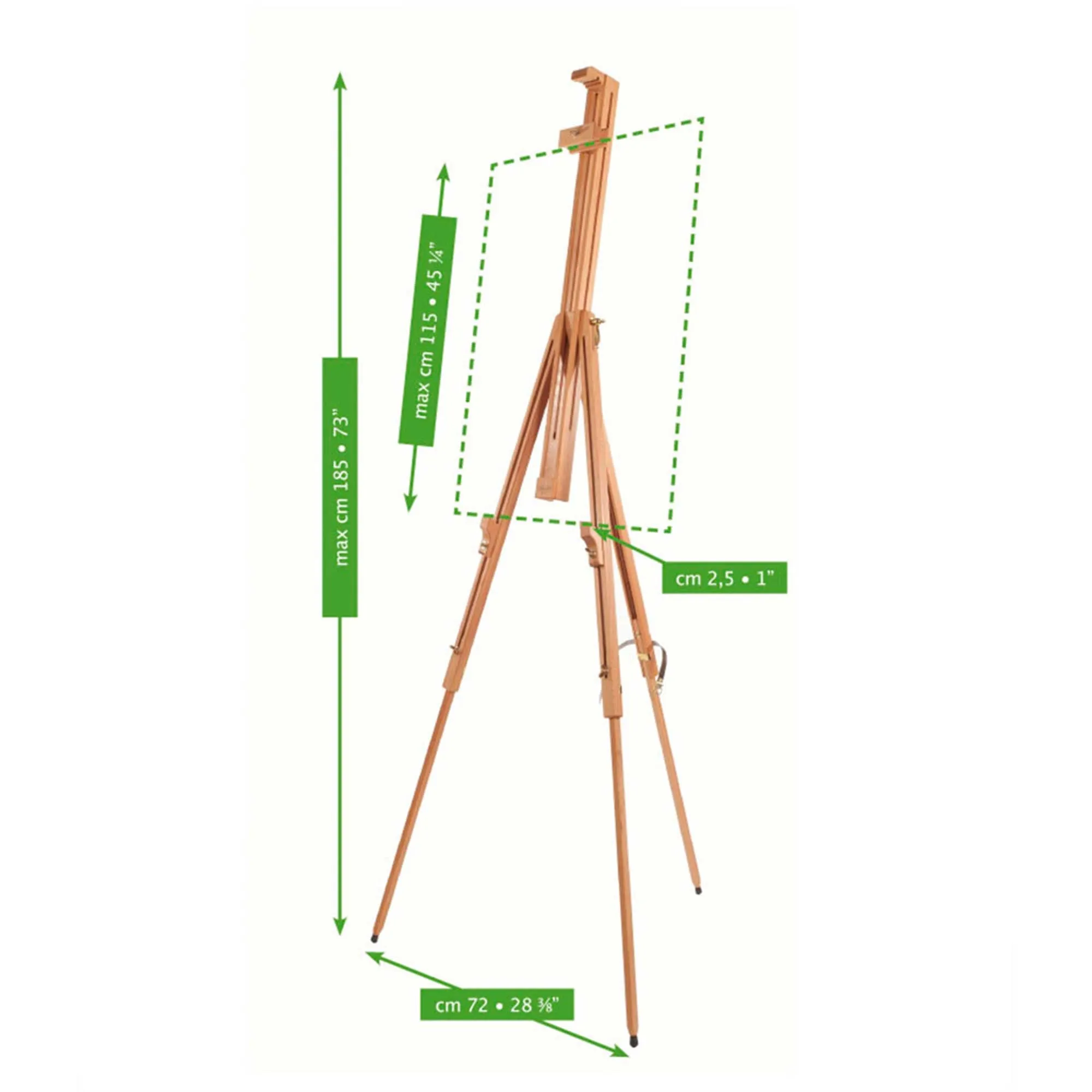 Mabef M29 Wooden Field Easel