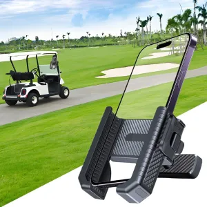 Magnetic Golf Cart Phone Holder: Ultra Stable N52 Magnet Base, Tool-Free Install, 360 Rotatable, Fits EZGO Club Car Yamaha, Must-Have Golf Accessory for iPhone, Samsung, Xiaomi & More Cellphone