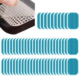 PAMASE 50/80 Pcs Gel Pads for Abs Stimulator - Replacement Pads for Abdominal Muscle Trainer, Reusable Ab Workout Toner Belt Accessory
