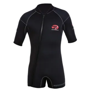 Pinnacle 5mm Mens Escape Hoodless Front Zip Shorty Wetsuit