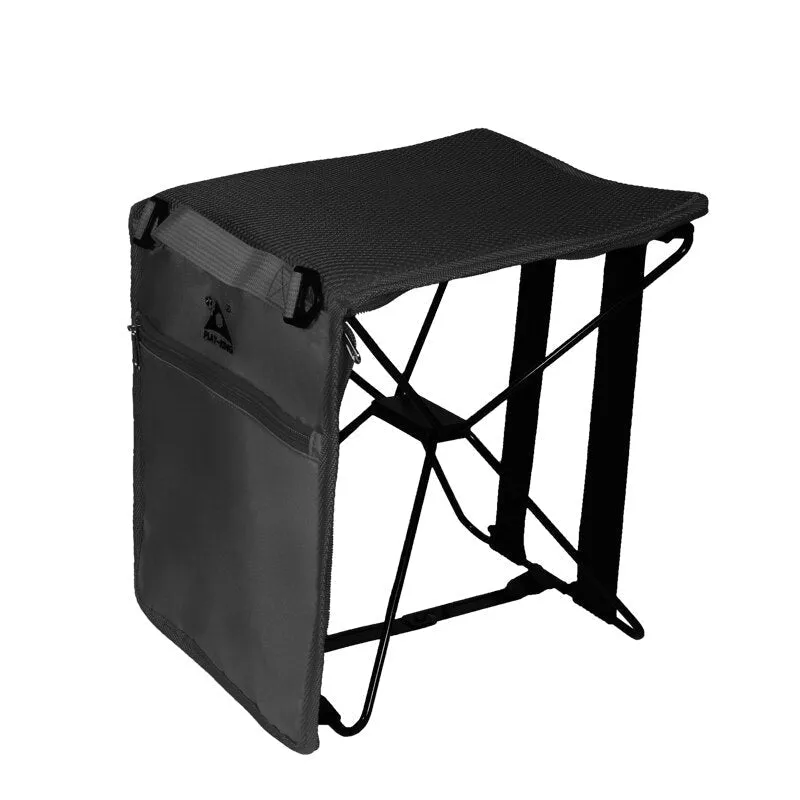 Portable Foldable Camping Chair with Bag - Ideal for Trekking, Picnics, Beach, and Fishing