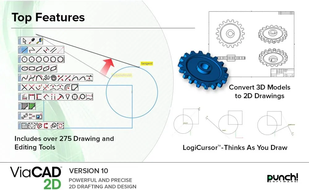 Punch! ViaCAD 2D v10 for Mac [Download]
