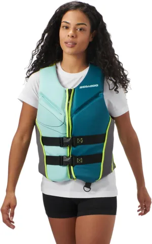 Sea-Doo New OEM, Medium Unisex Freedom Stream PFD/Life Jacket, 2870010676