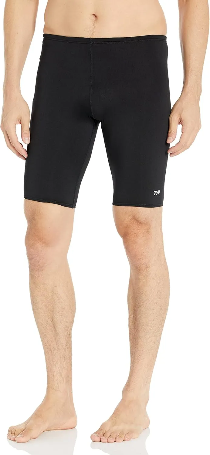 TYR Men's Durafast Elite Solid Jammer Swimsuit