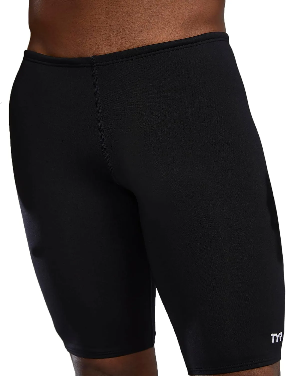 TYR Men's Durafast Elite Solid Jammer Swimsuit