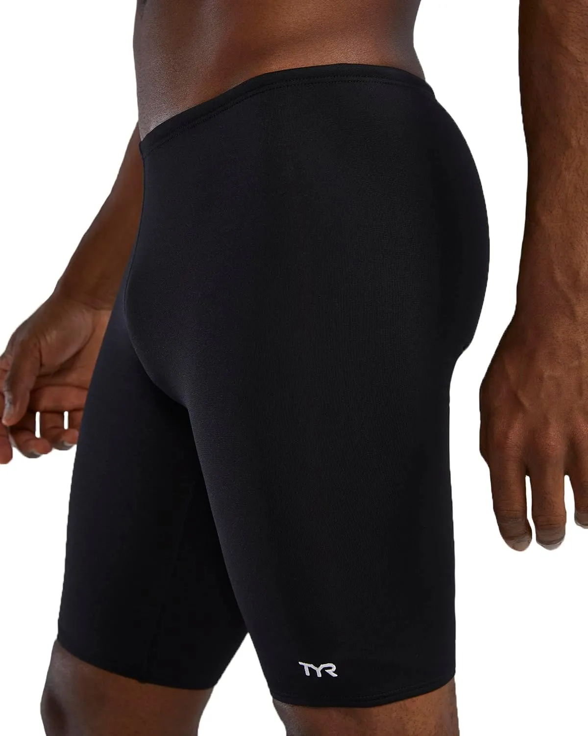TYR Men's Durafast Elite Solid Jammer Swimsuit