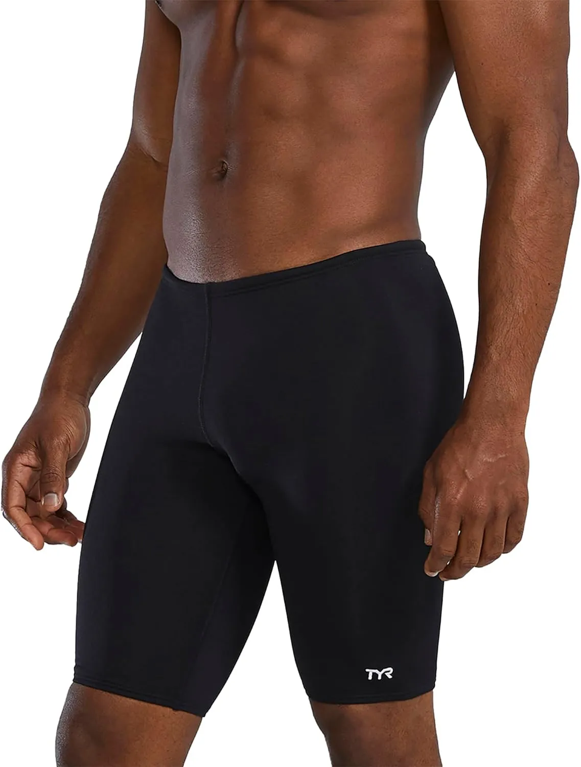 TYR Men's Durafast Elite Solid Jammer Swimsuit