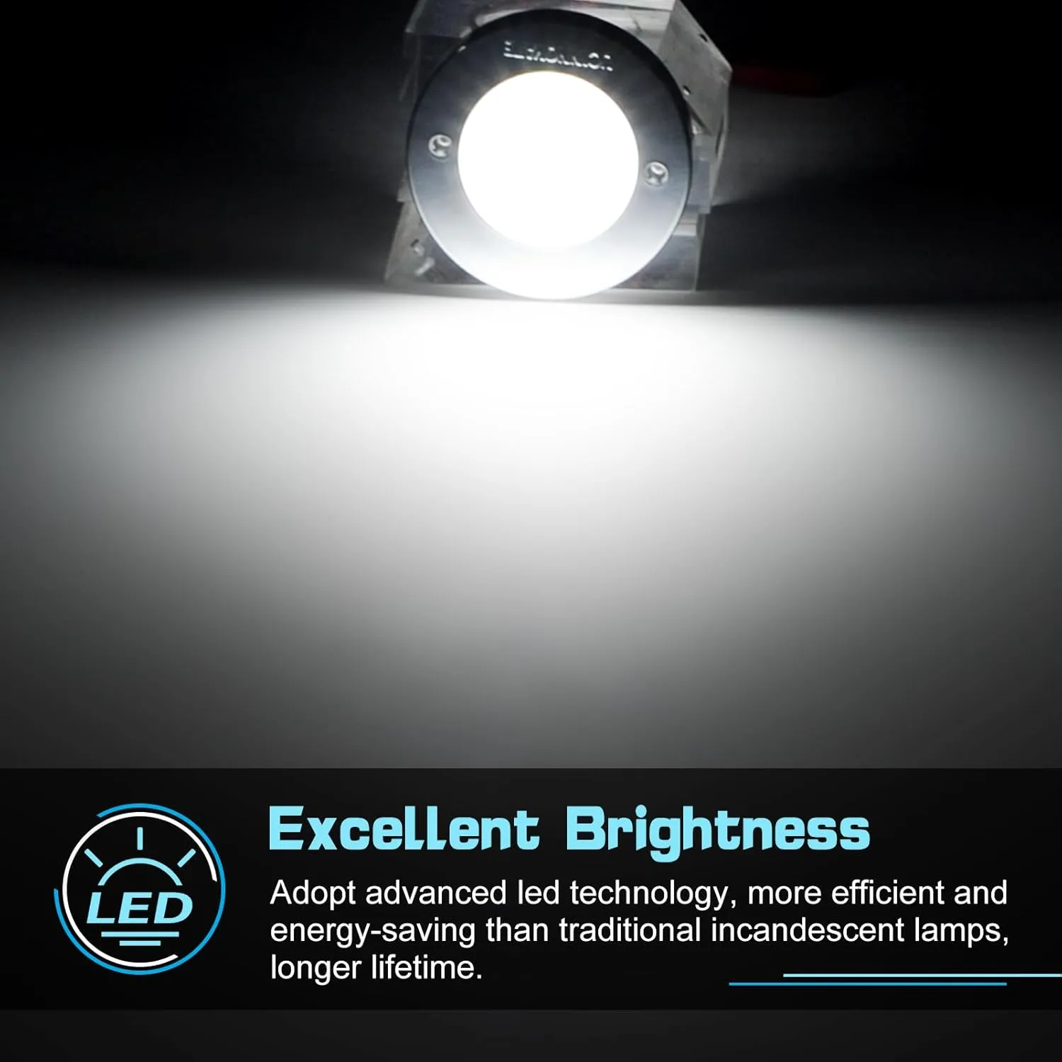 UCINNOVATE 8Pcs 3.15Round LED Marine Light with sliver housing, Navigation Boat Lights, LEDs Boat Interior Light, Deck Courtesy Lighting IP65 Waterproof, LED Marine Stern Lights, 12-24V (White)