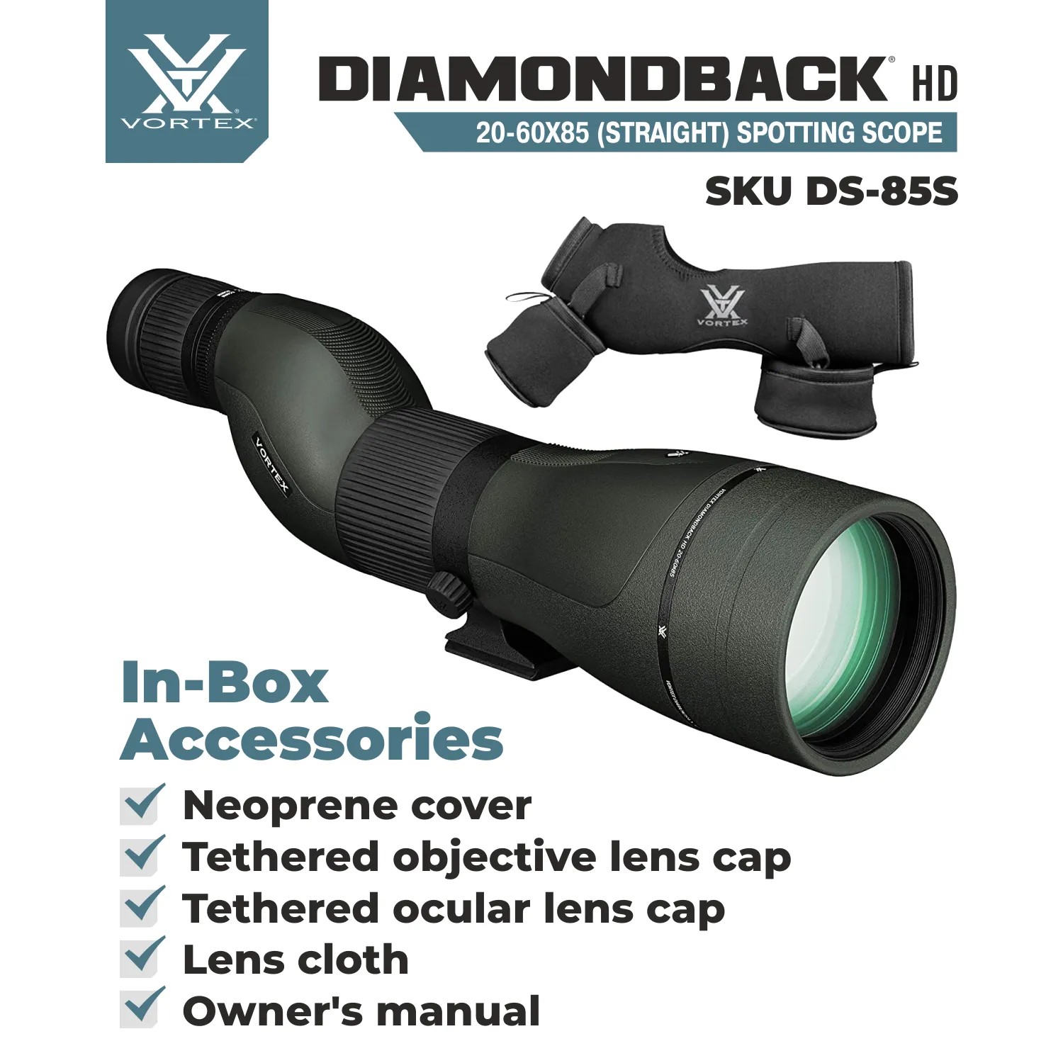 Vortex Optics Diamondback 20-60x85 HD Spotting Scope