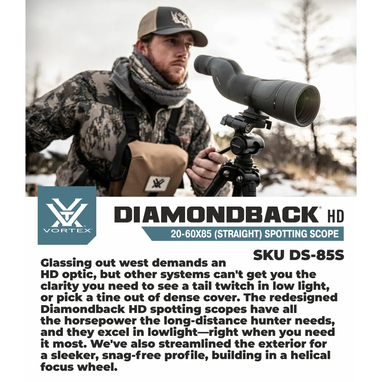 Vortex Optics Diamondback 20-60x85 HD Spotting Scope