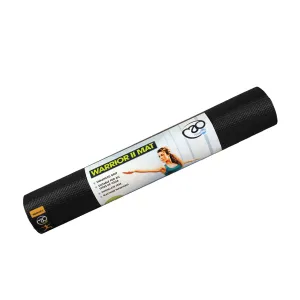 Warrior II Yoga Mat - Black