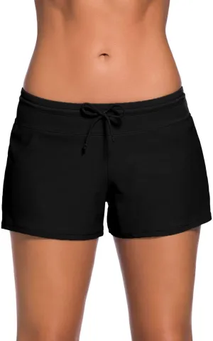 Women's Swimwear Boardshort Tankini Swimsuit Bottom Beach Swimwear Trunks Briefs Inner Lining